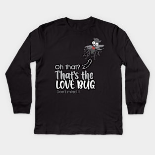 Love Bug?....Squashed Kids Long Sleeve T-Shirt